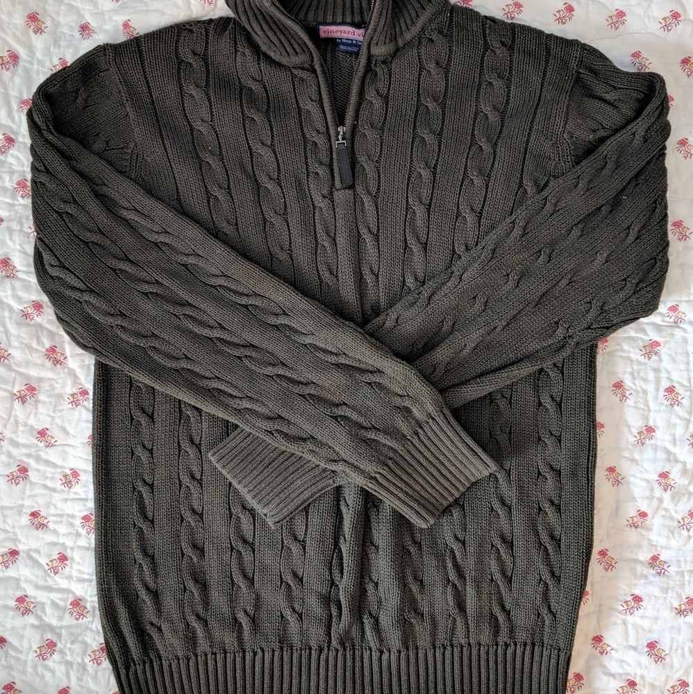 Men's Vineyard Vines quarter-zip sweater